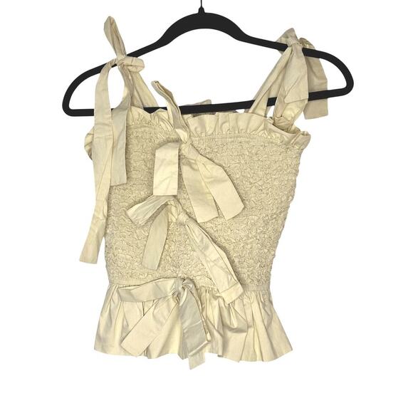 Mable- For The Girls Cream Top - S - Picture 2 of 6